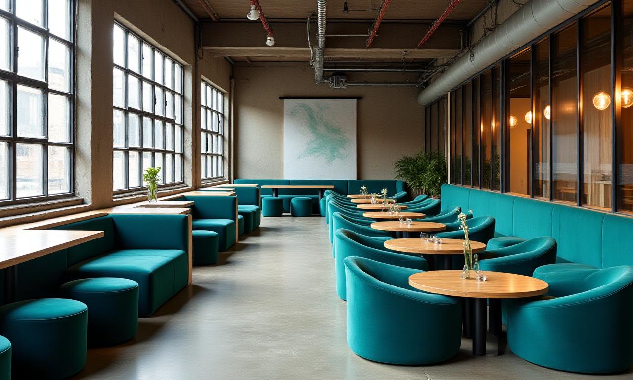 Vibrant color-themed workspace in Brooklyn